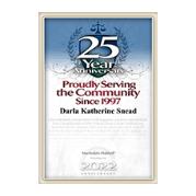 25 Years Anniversary Proudly Serving the Community Since 1997