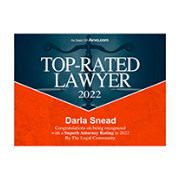 Top Rated Lawyer 2022 Darla Snead